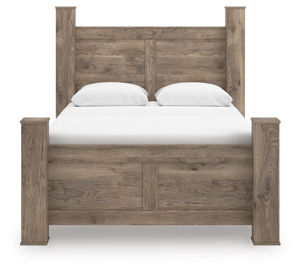 Rusticott Poster Bed Bedroom Set