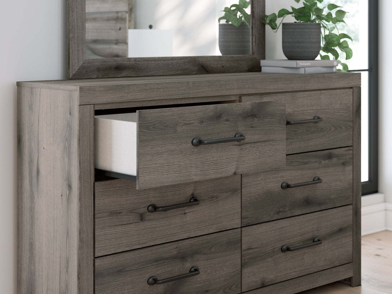 Graystorm Dresser with Mirrors