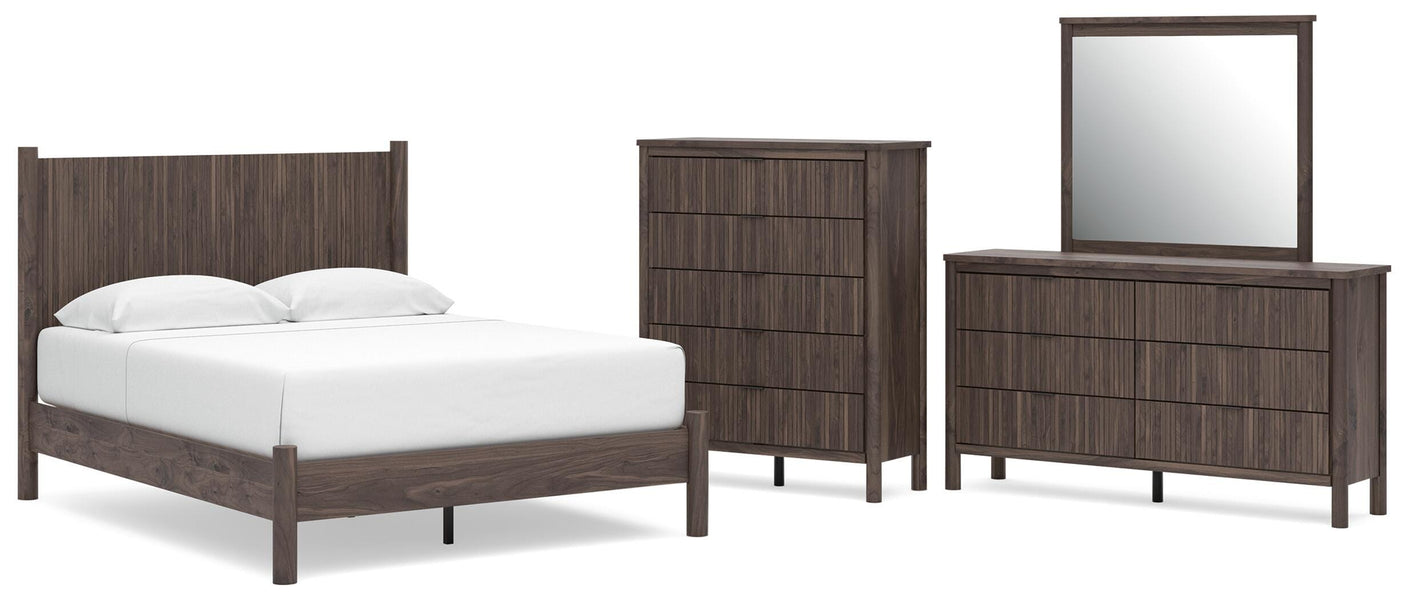 Pamytta Panel Platform Bed Bedroom Set