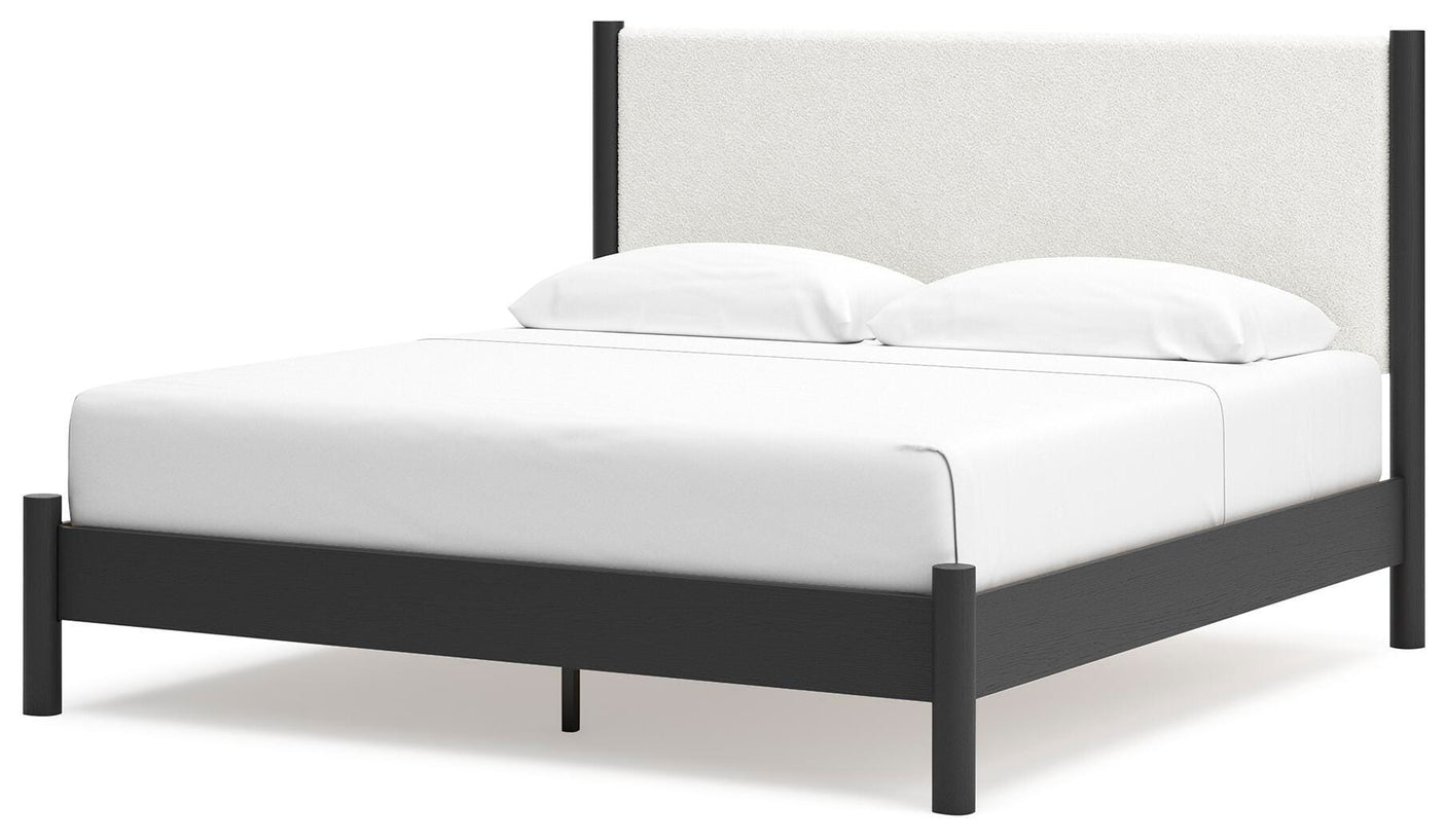Cadmori Upholstered Panel Bed