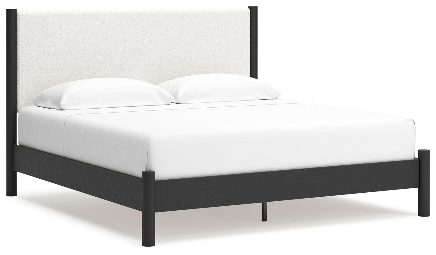 Cadmori Upholstered Panel Bed Bedroom Set