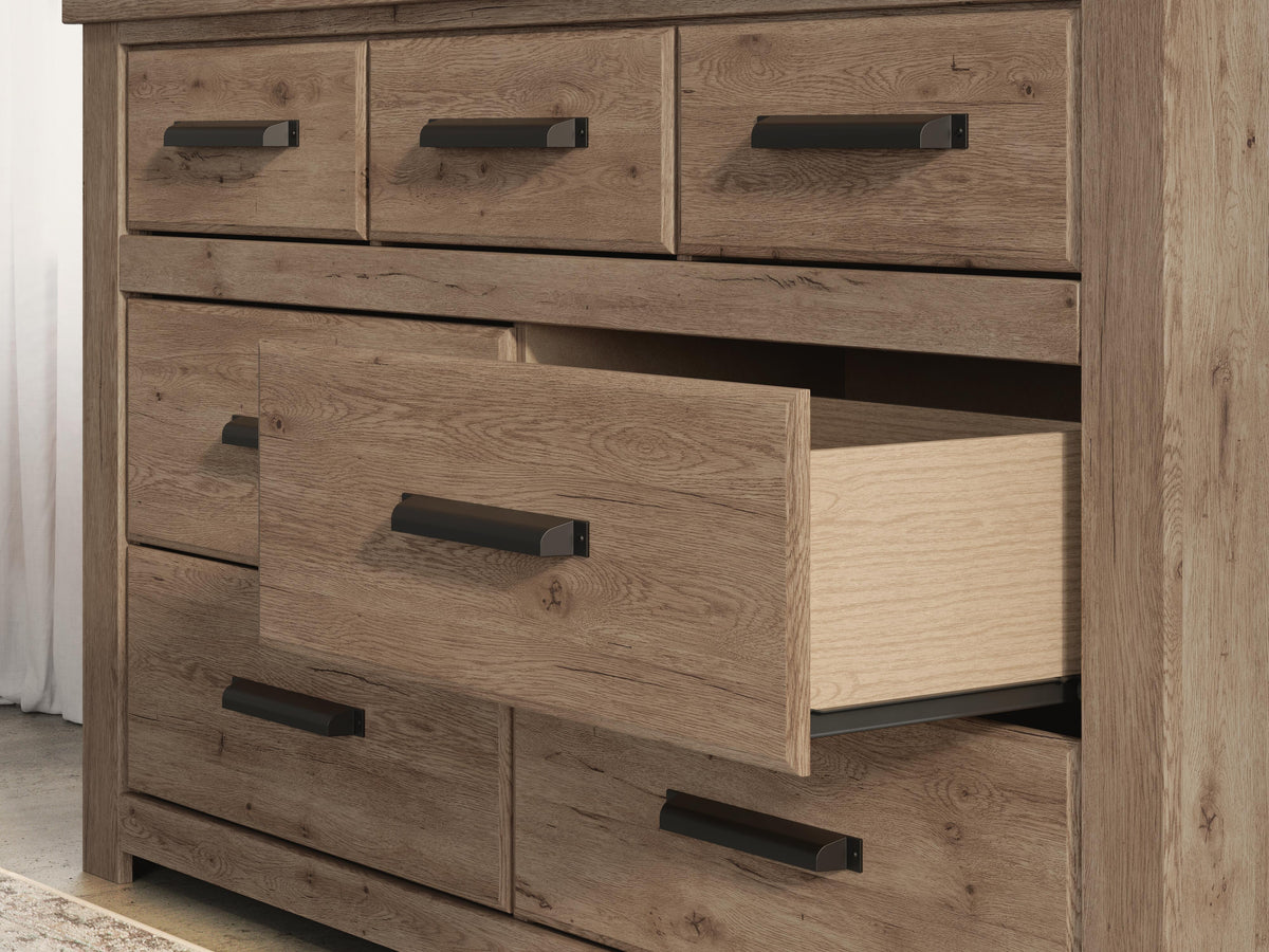 Oliandon Dresser with Mirrors
