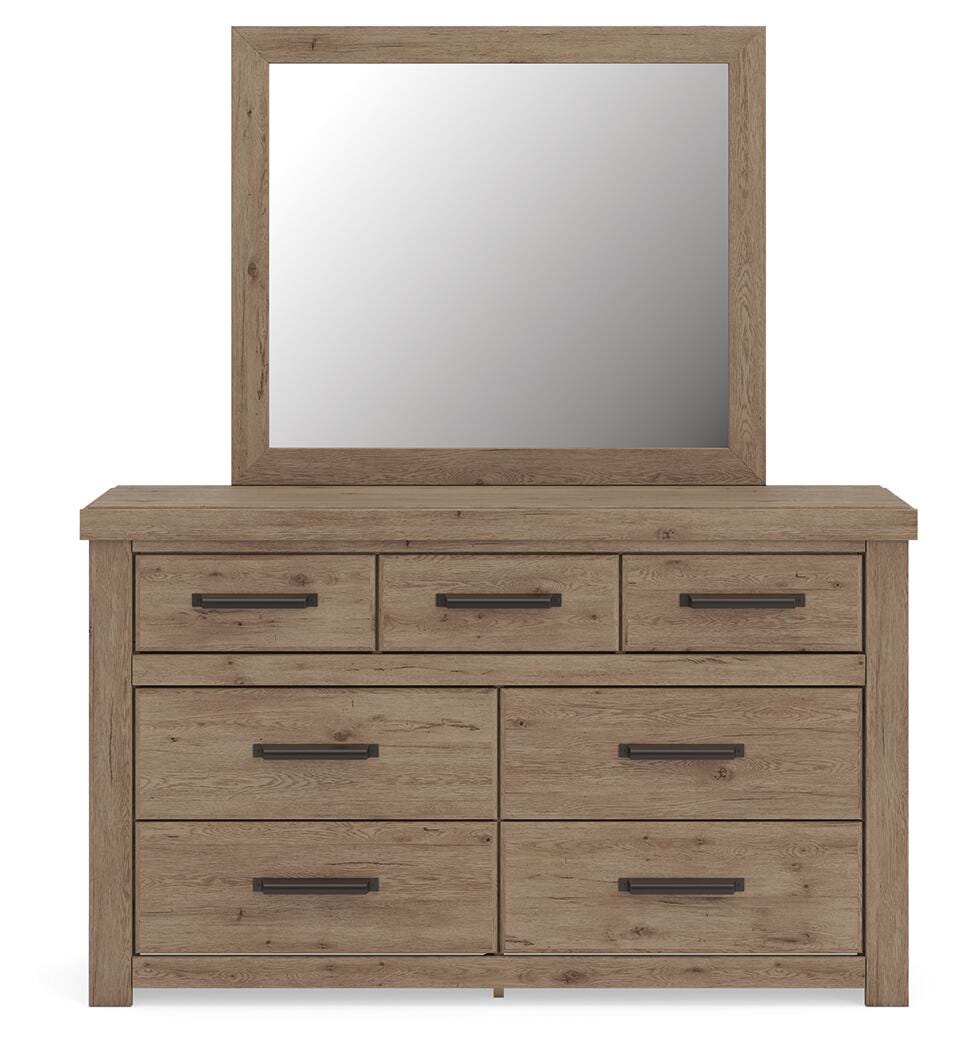 Oliandon Dresser with Mirrors