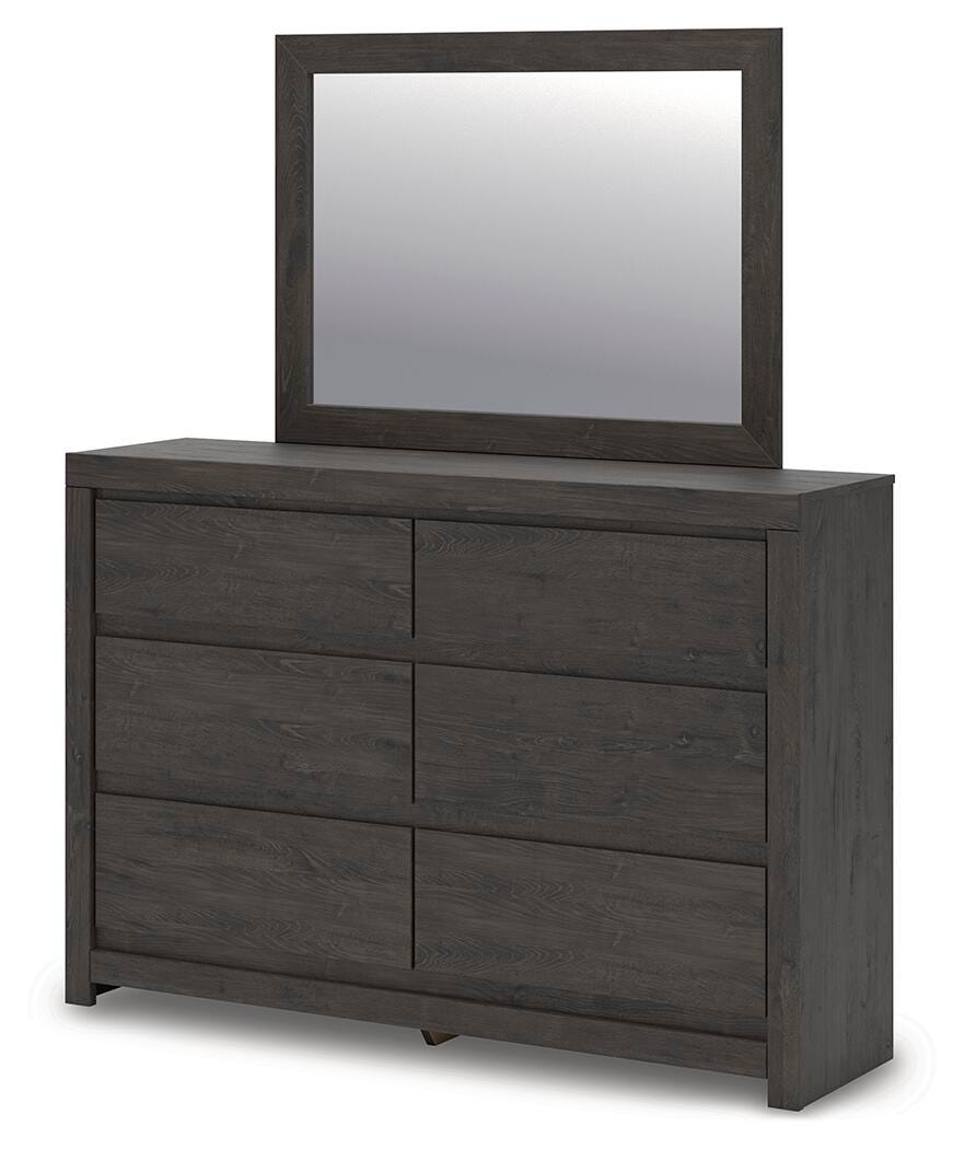 Fraluna Dresser with Mirrors