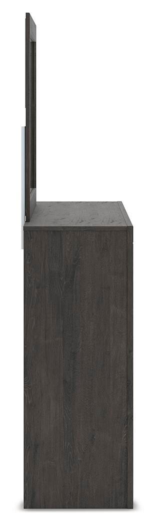 Fraluna Dresser with Mirrors