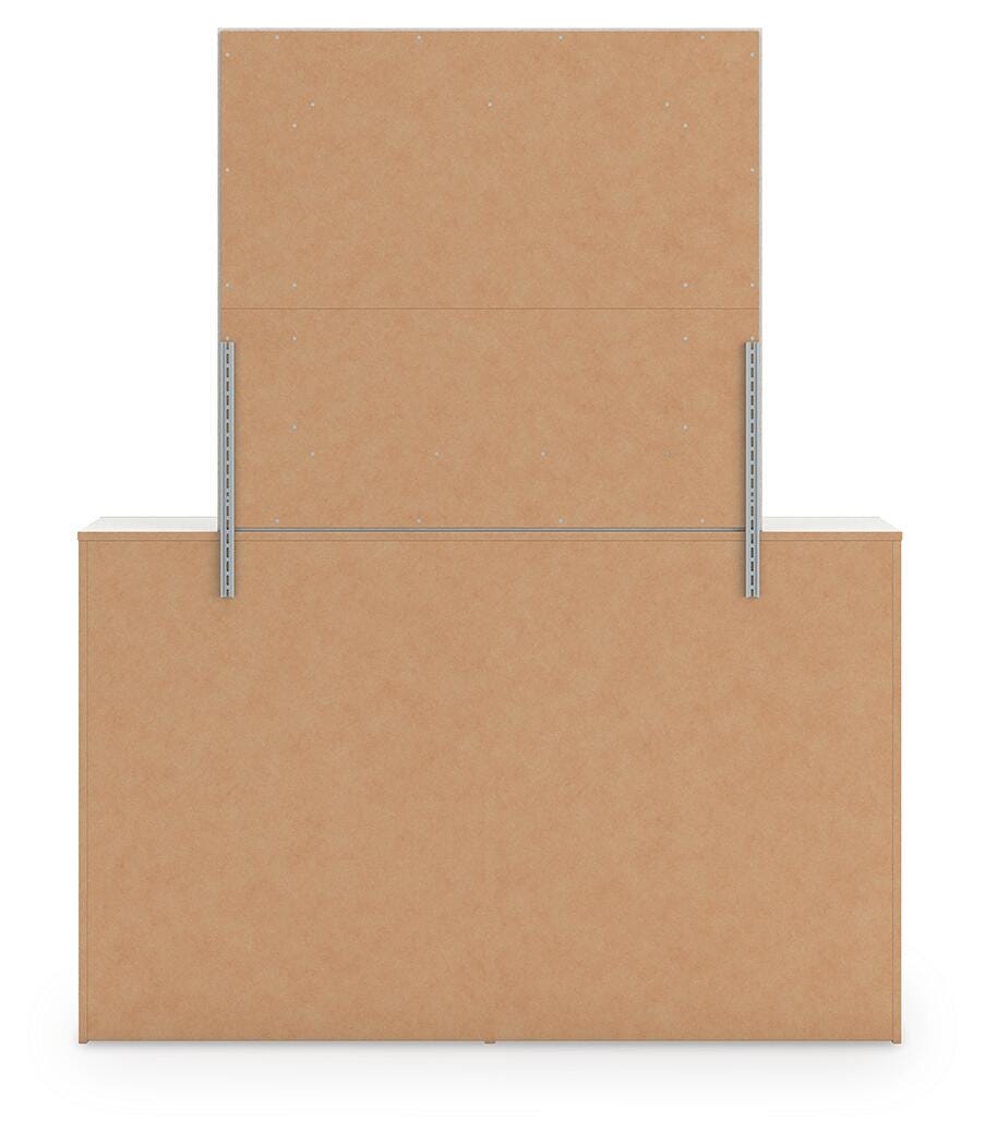Zuraleus Upholstered Panel Platform Bed Bedroom Set