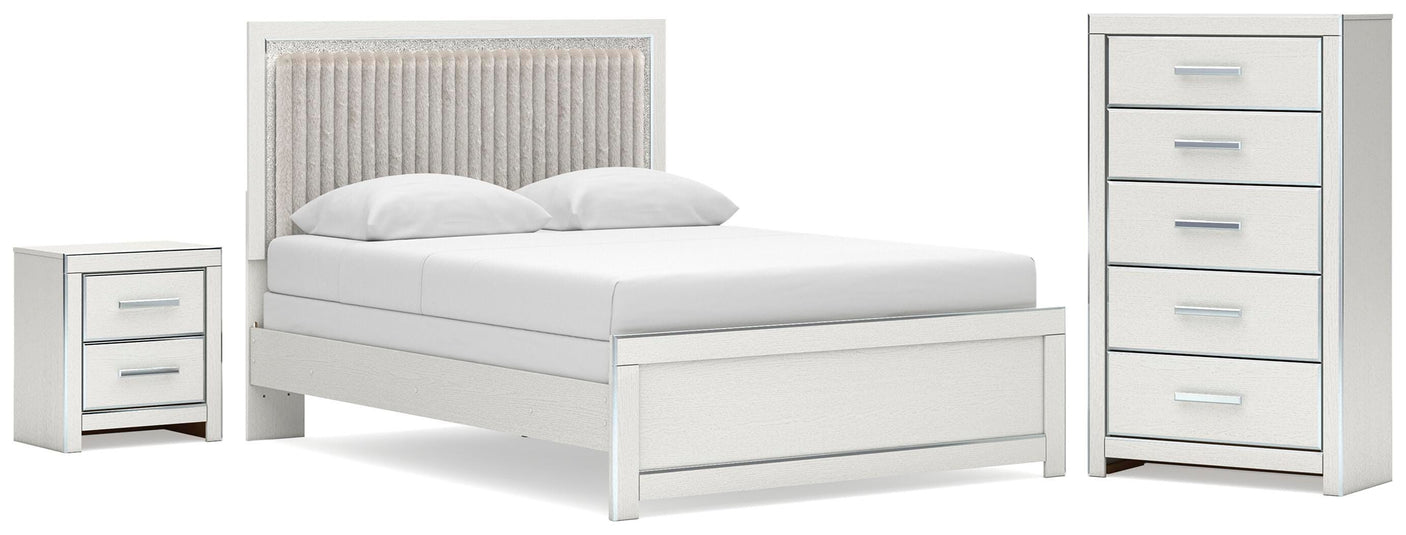 Zuraleus Upholstered Panel Bed Bedroom Set