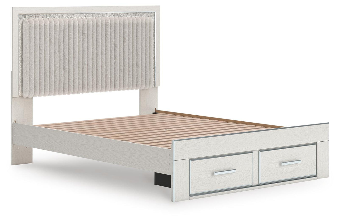 Birmonton Upholstered Panel Platform Storage Bed