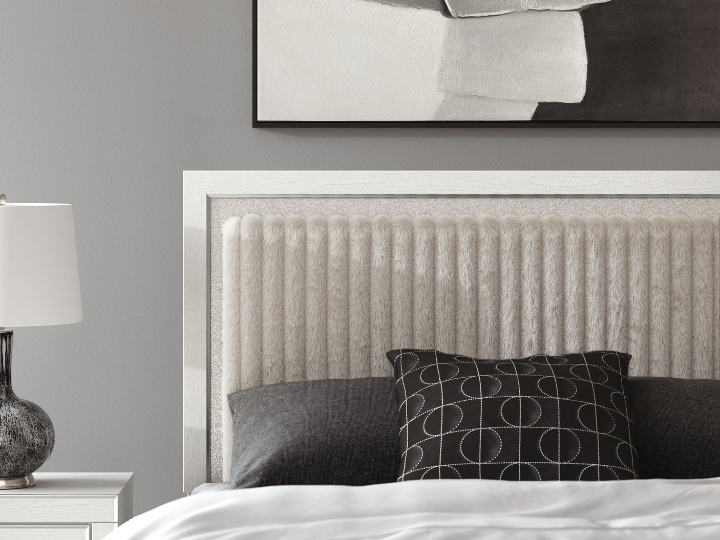 Birmonton Upholstered Panel Platform Storage Bed