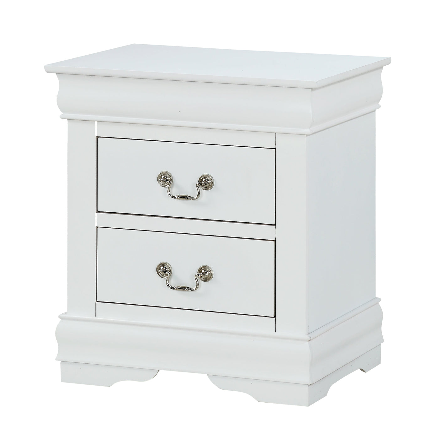 Louis Philip Night Stand White