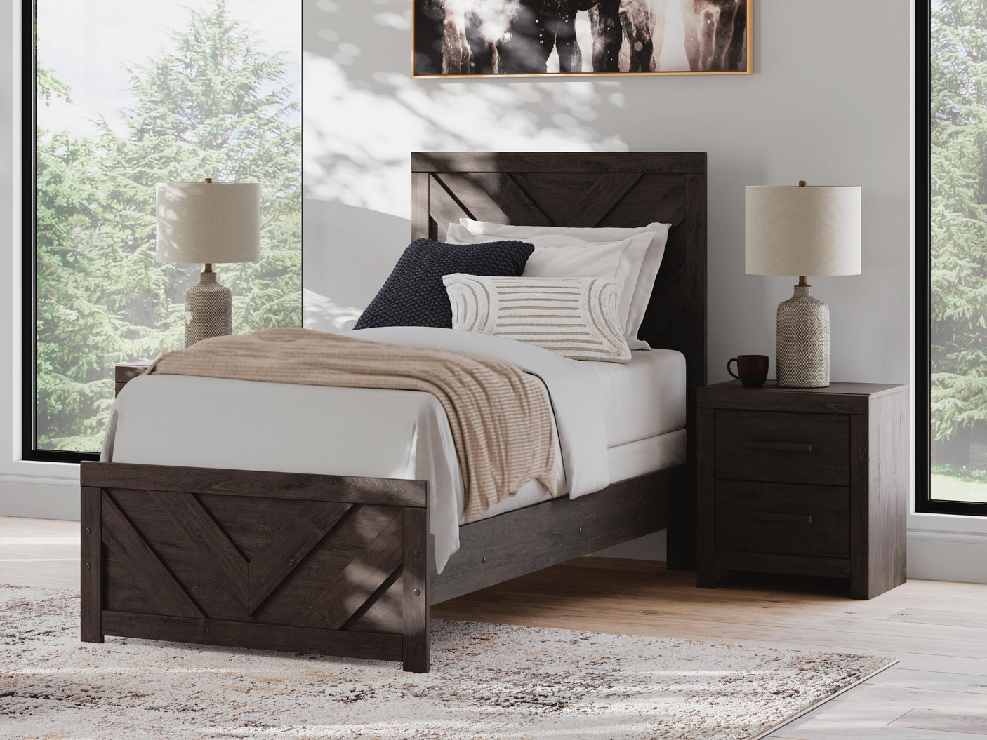 Prendonea Panel Bed