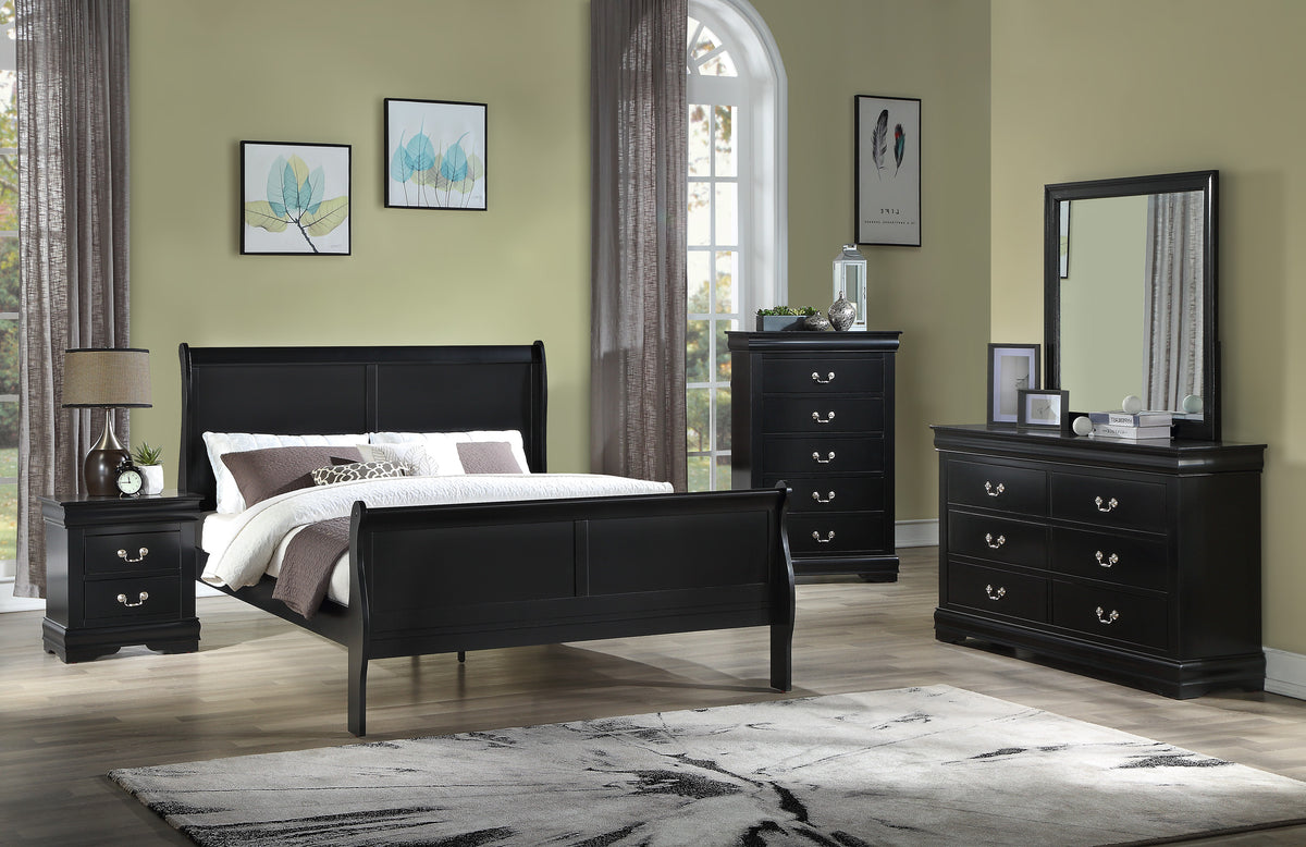 Philip Black Bedroom Collection