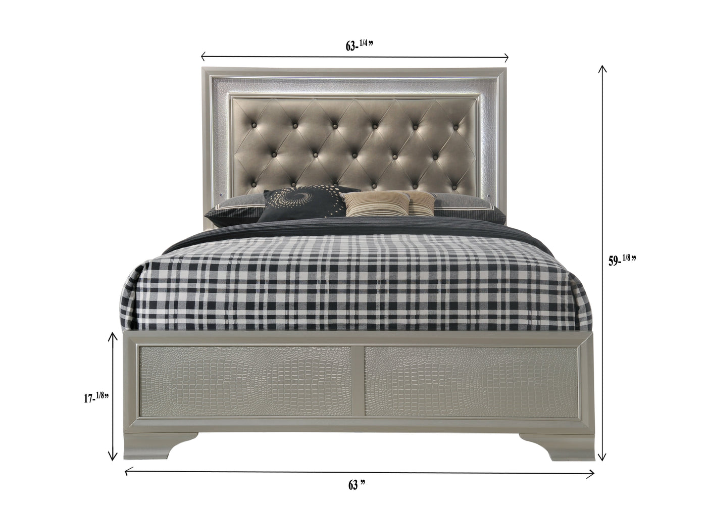 Lyssa Led Bed
