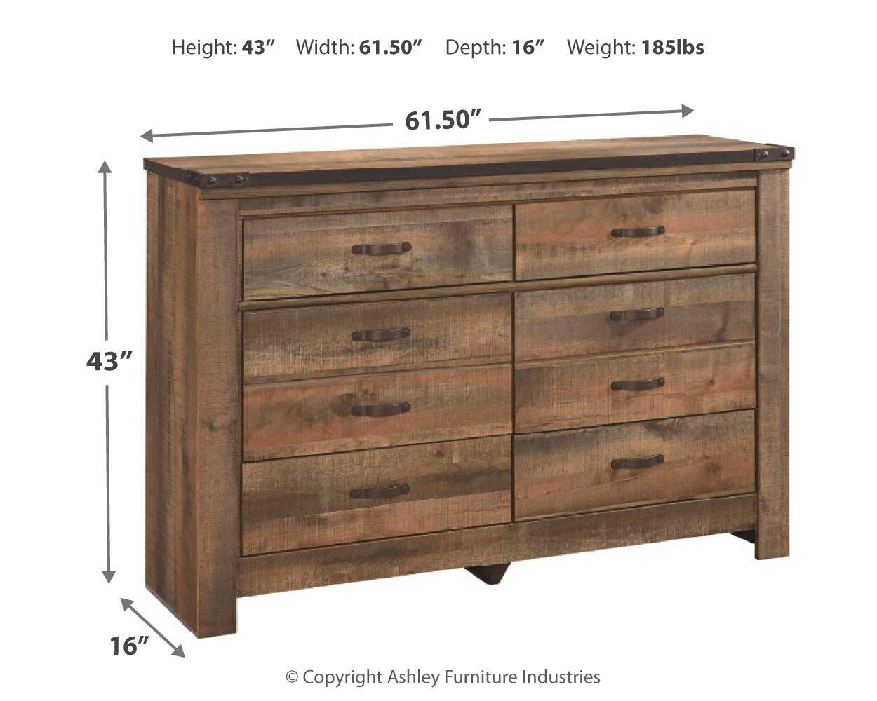 Trinell Panel Headboard Bed Bedroom Set
