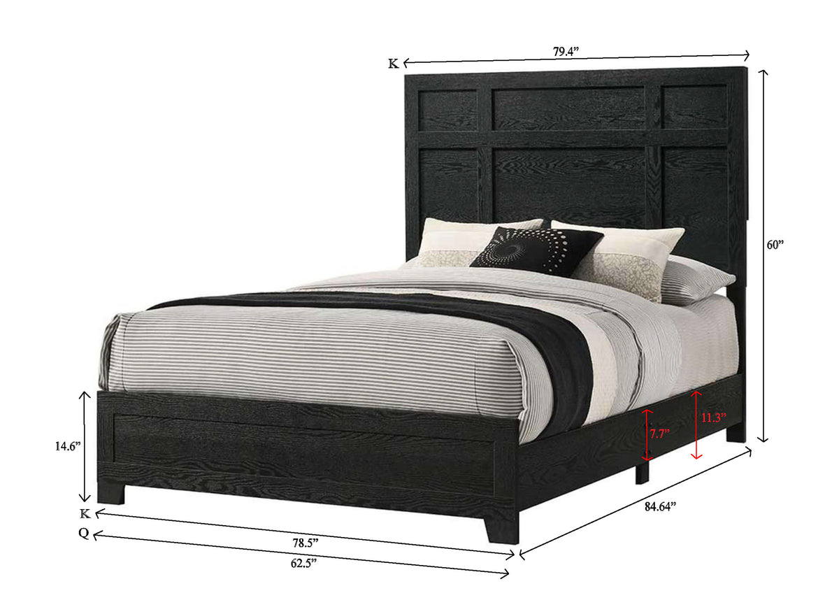 Cadence Bed in One Box Bedroom Collection