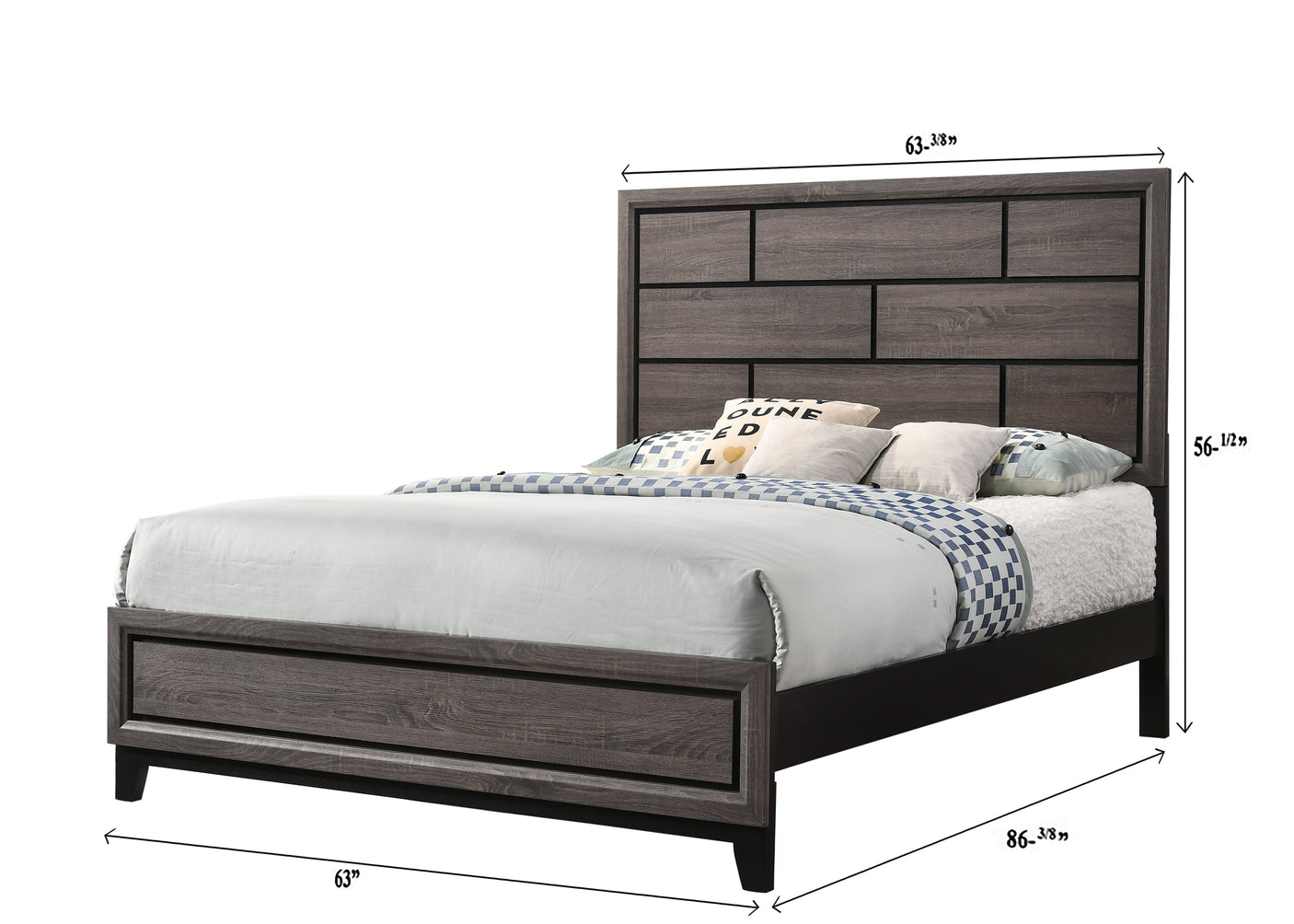 Akerson Bed Grey