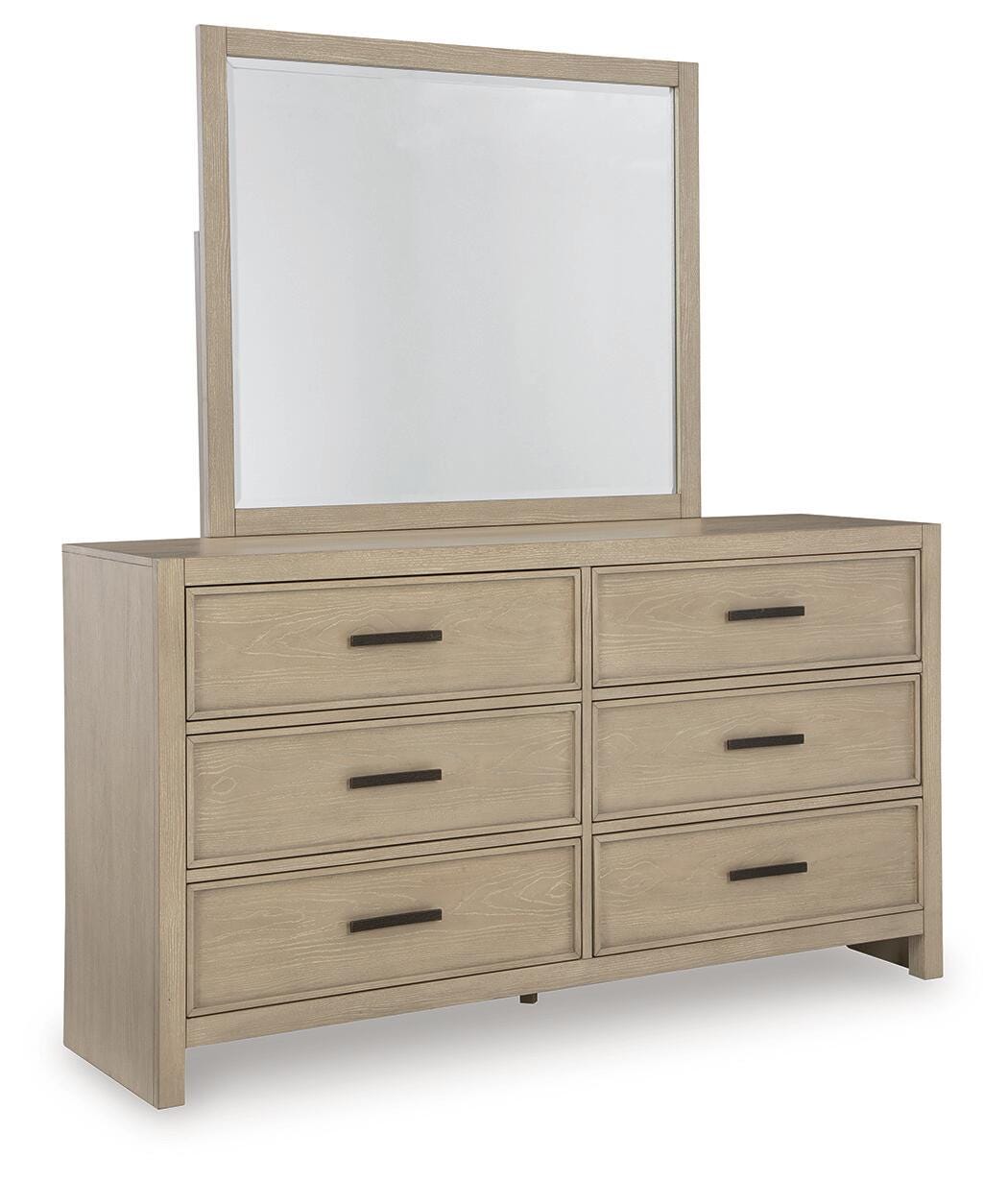 Calmoro Dresser with Mirrors