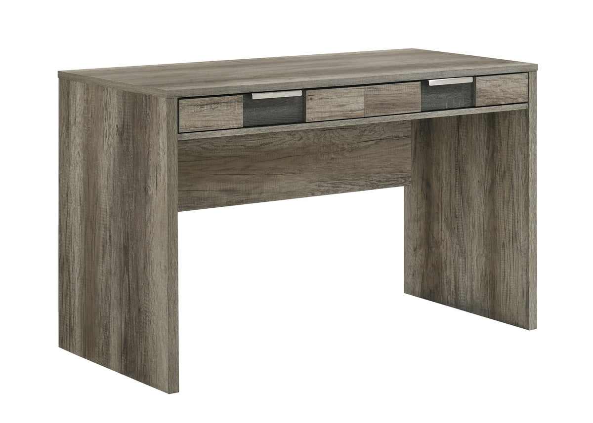 Rangley Writing Desk-Grey/Brown