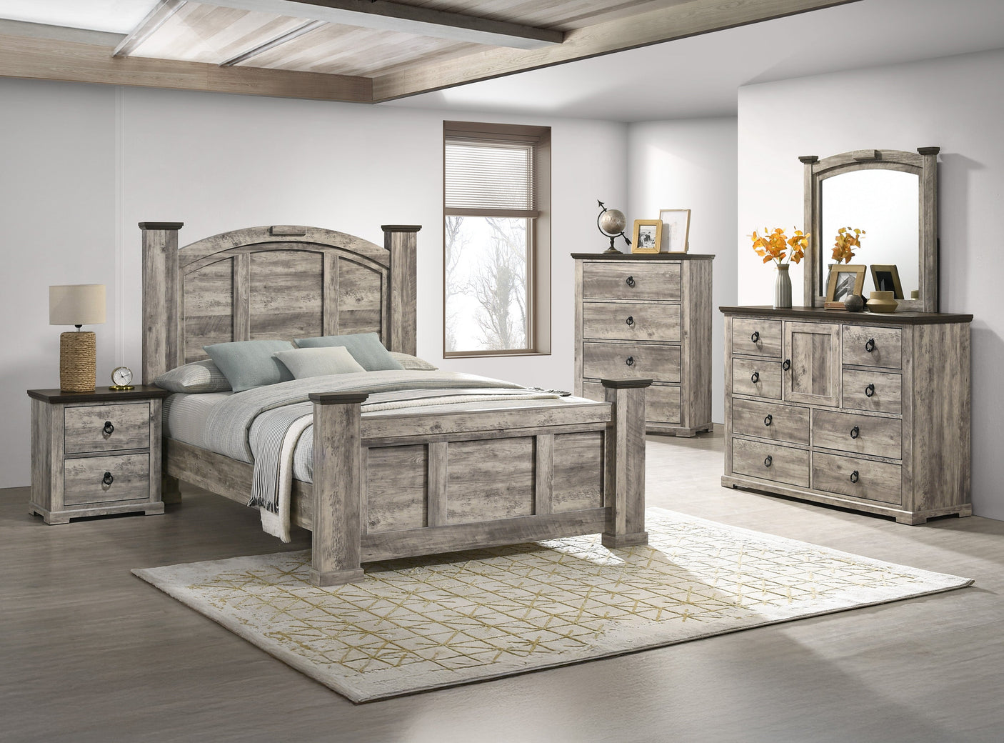 Ella-Mae Night Stand-Reclaimed Grey
