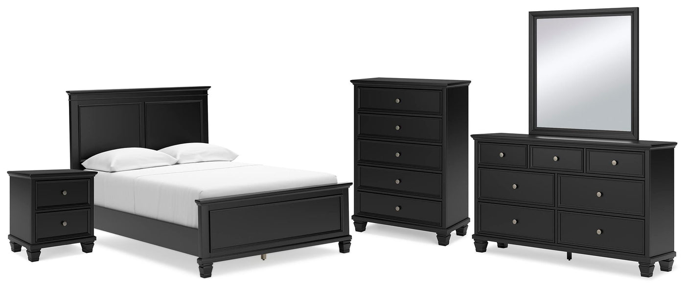Lanolee Panel Bed Bedroom Set