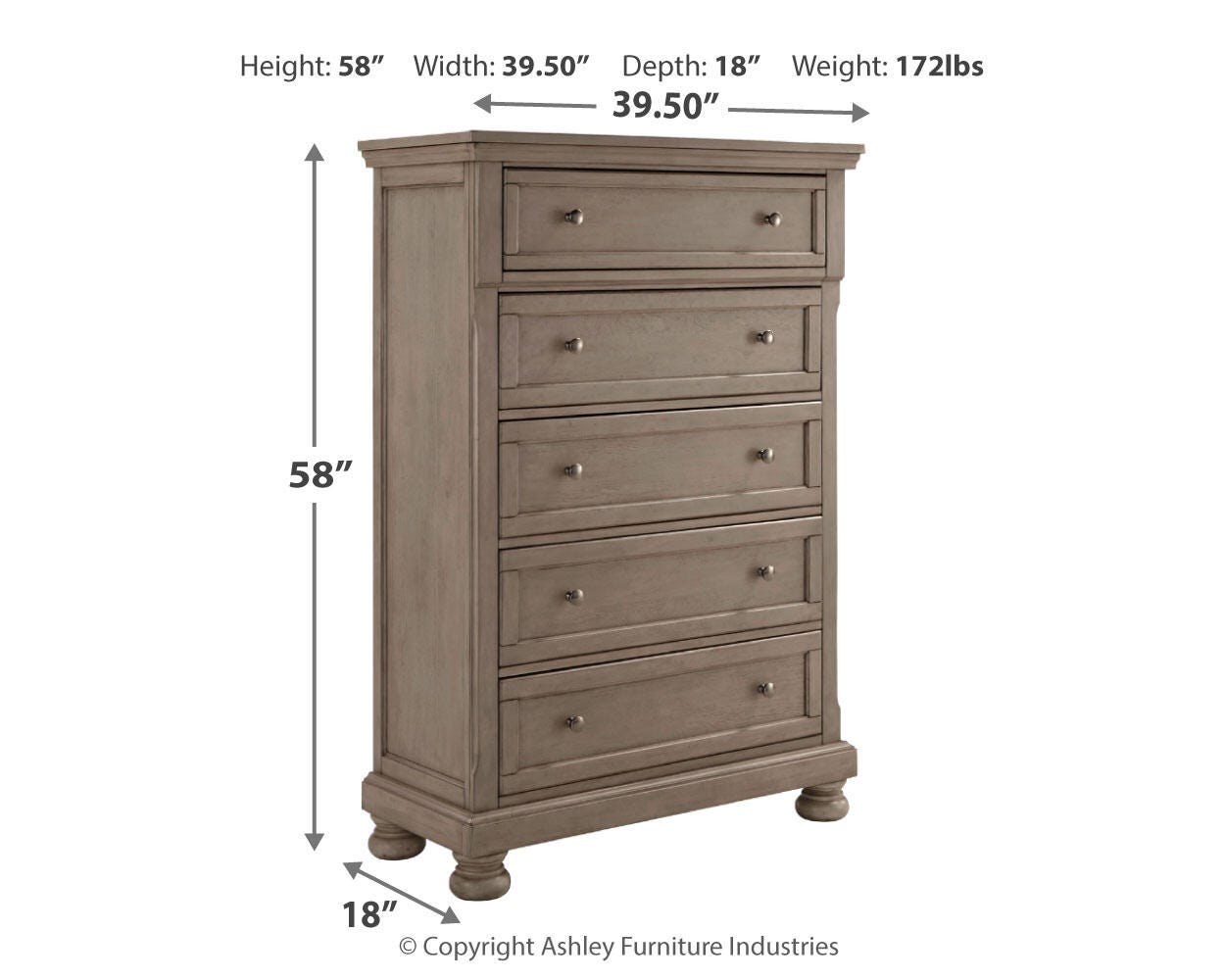 Lettner Panel Bed Bedroom Set