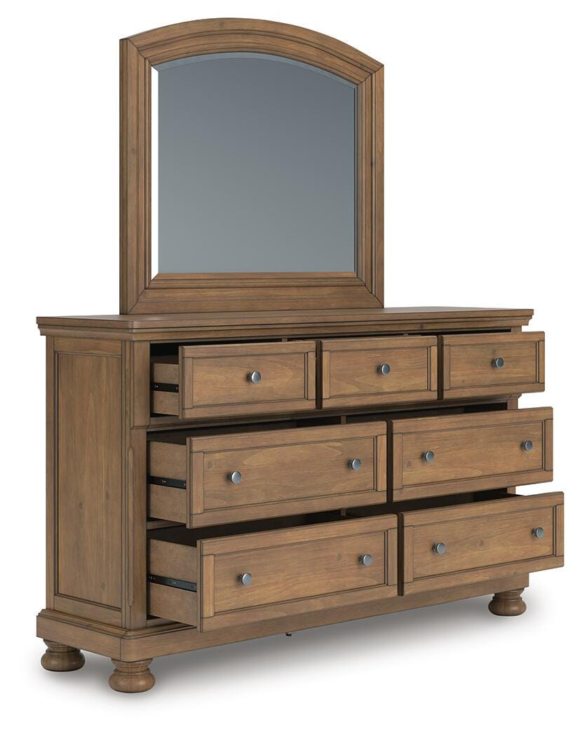 Feddinger Dresser with Mirrors
