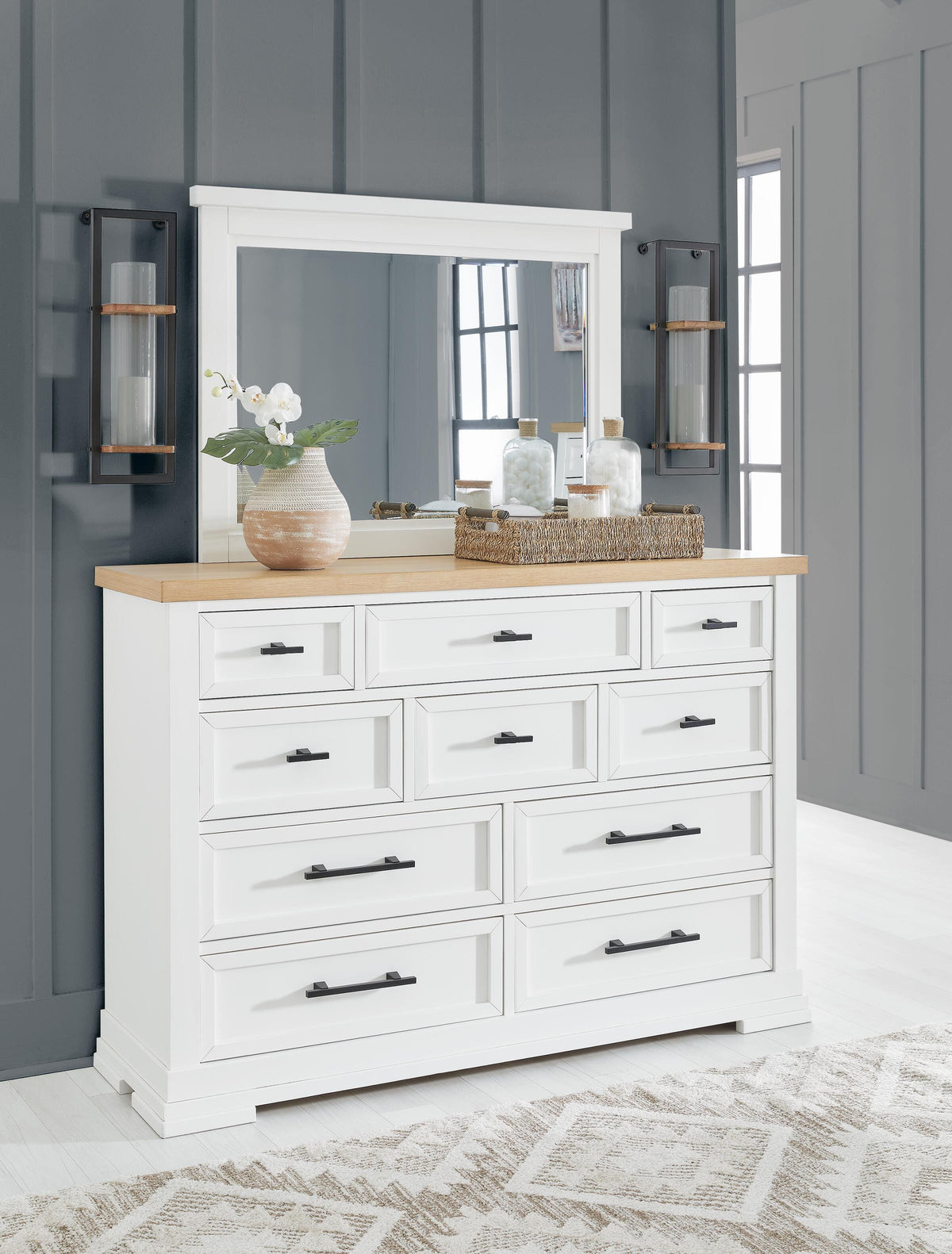Ashbryn Dresser with Mirrors