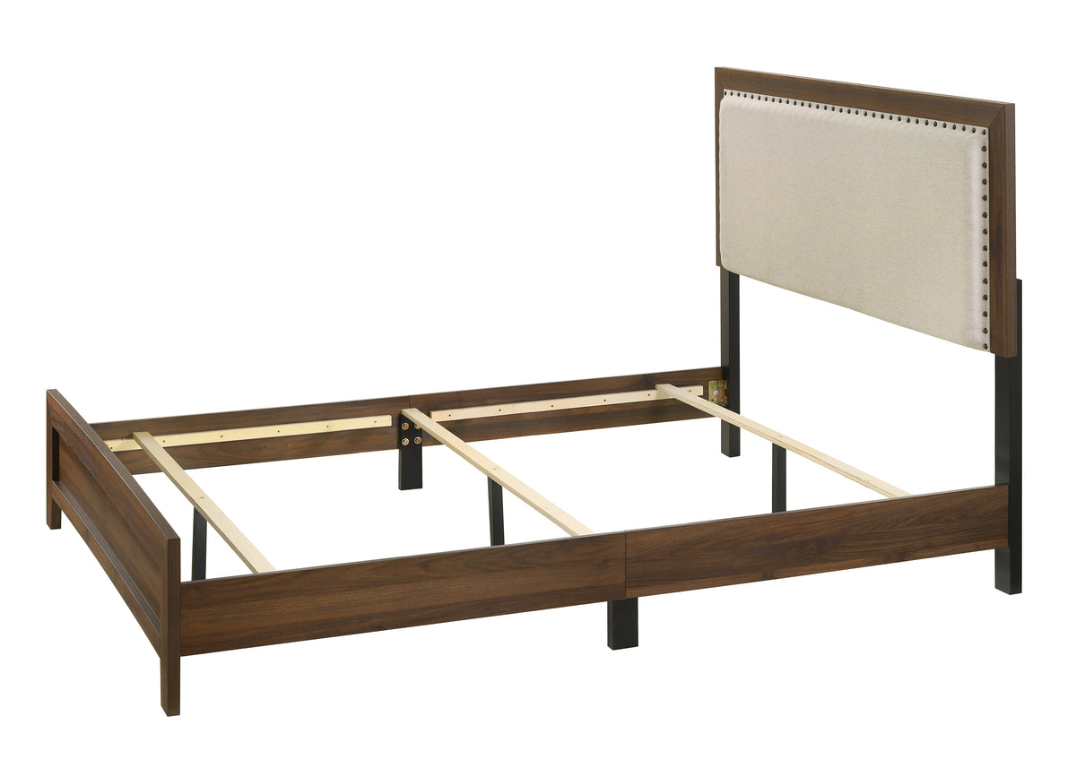 Millie Upholsteredolstery One Box Br.Cherry Bedroom Collection
