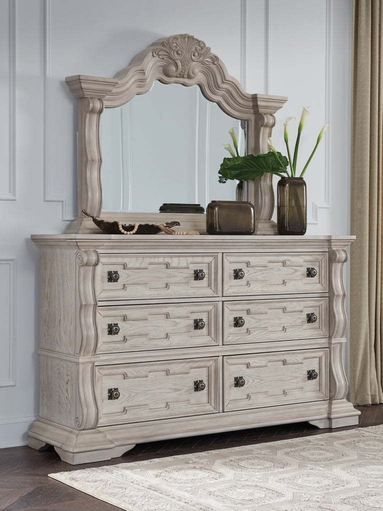 Bruchandi Dresser with Mirrors