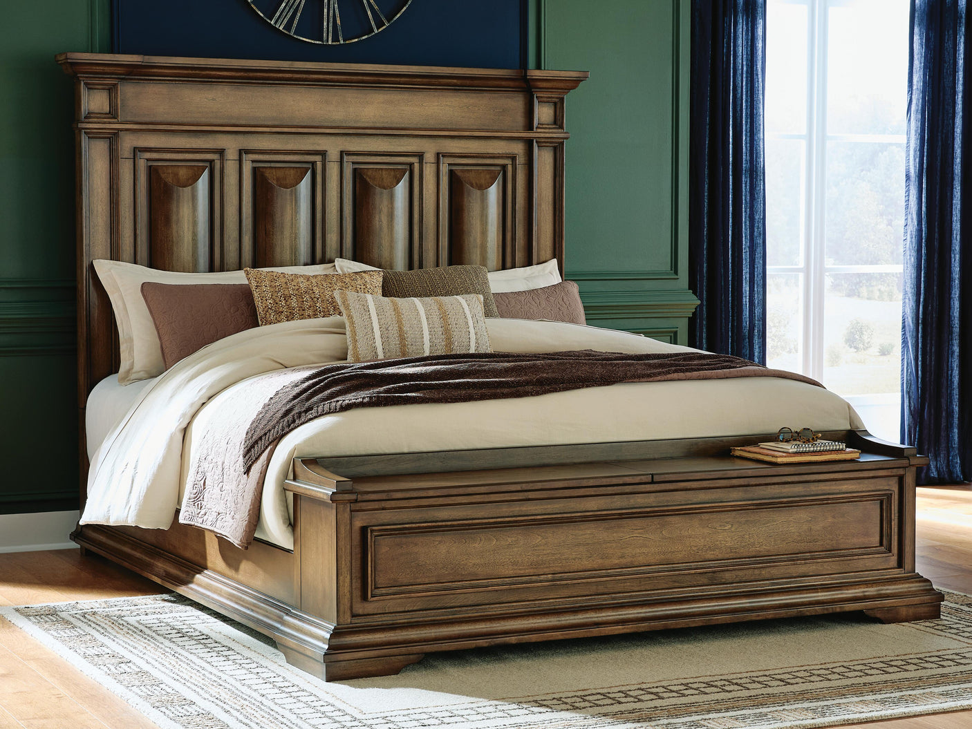 Channley Panel Storage Bed