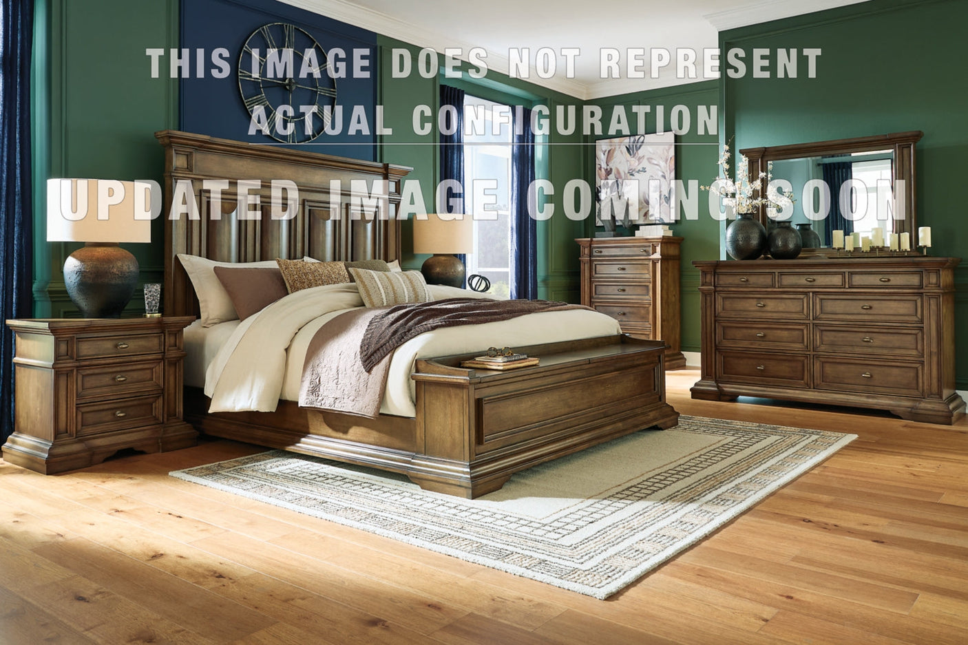 Frantanna Panel Storage Bed Bedroom Set