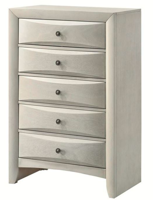 Emily White King Storage Bedroom Set