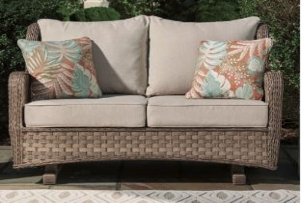 Clear Ridge Glider Loveseat w/ Cushion