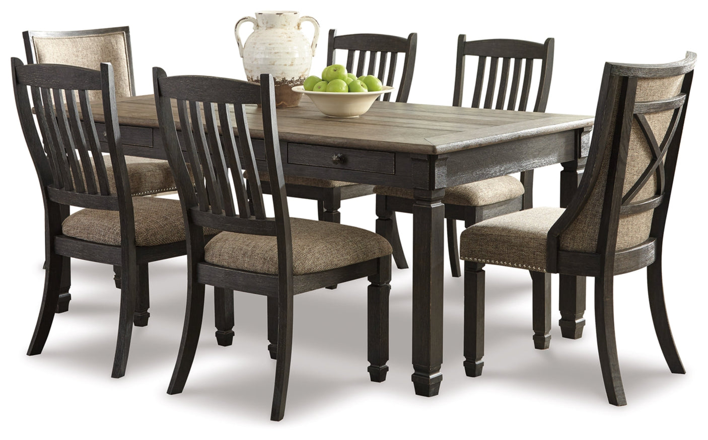 Tyler Creek Dining Set (Up to 6 Barstools)