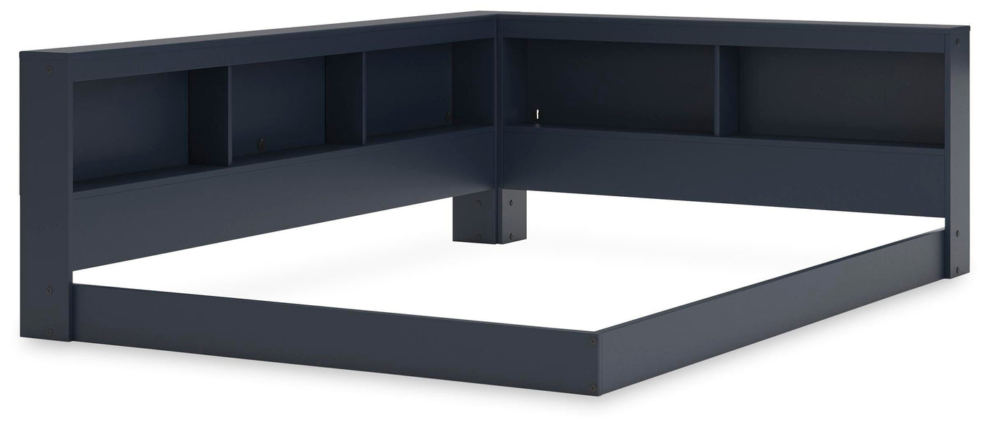Simmenfort Bookcase Storage Bed
