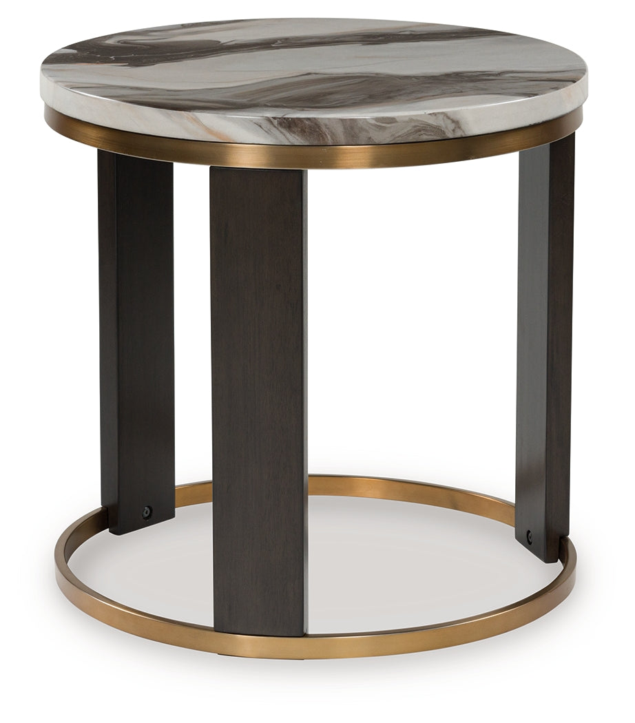 Jaz Round End/Accent Table
