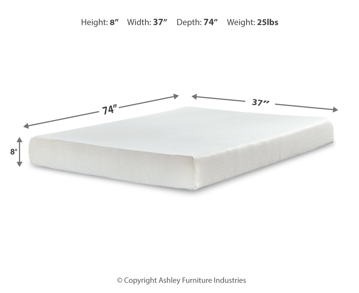 Chime 8 Inch Memory Foam Mattresses
