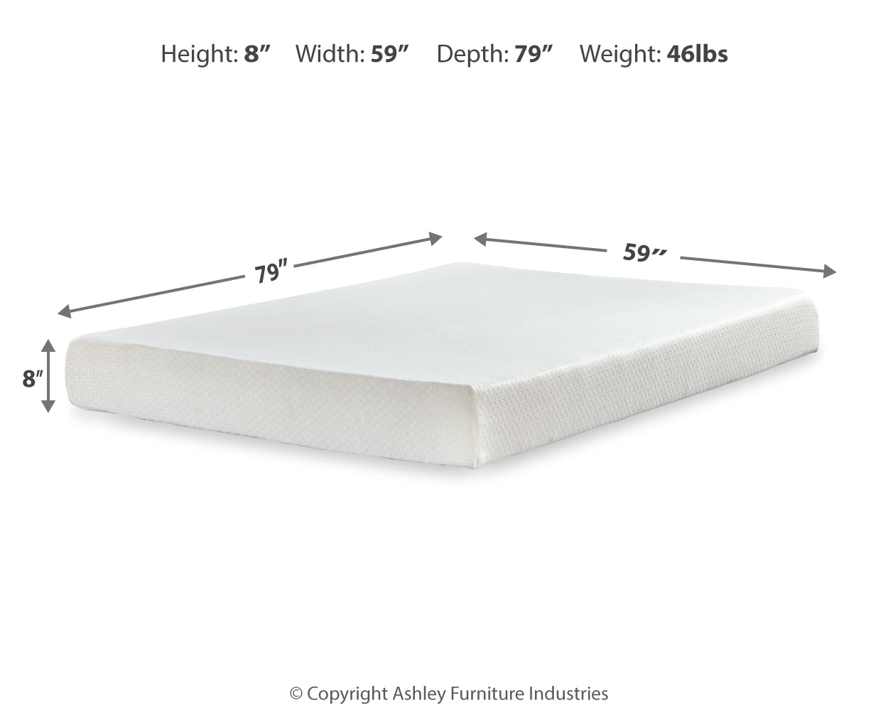 Chime 8 Inch Memory Foam Mattresses
