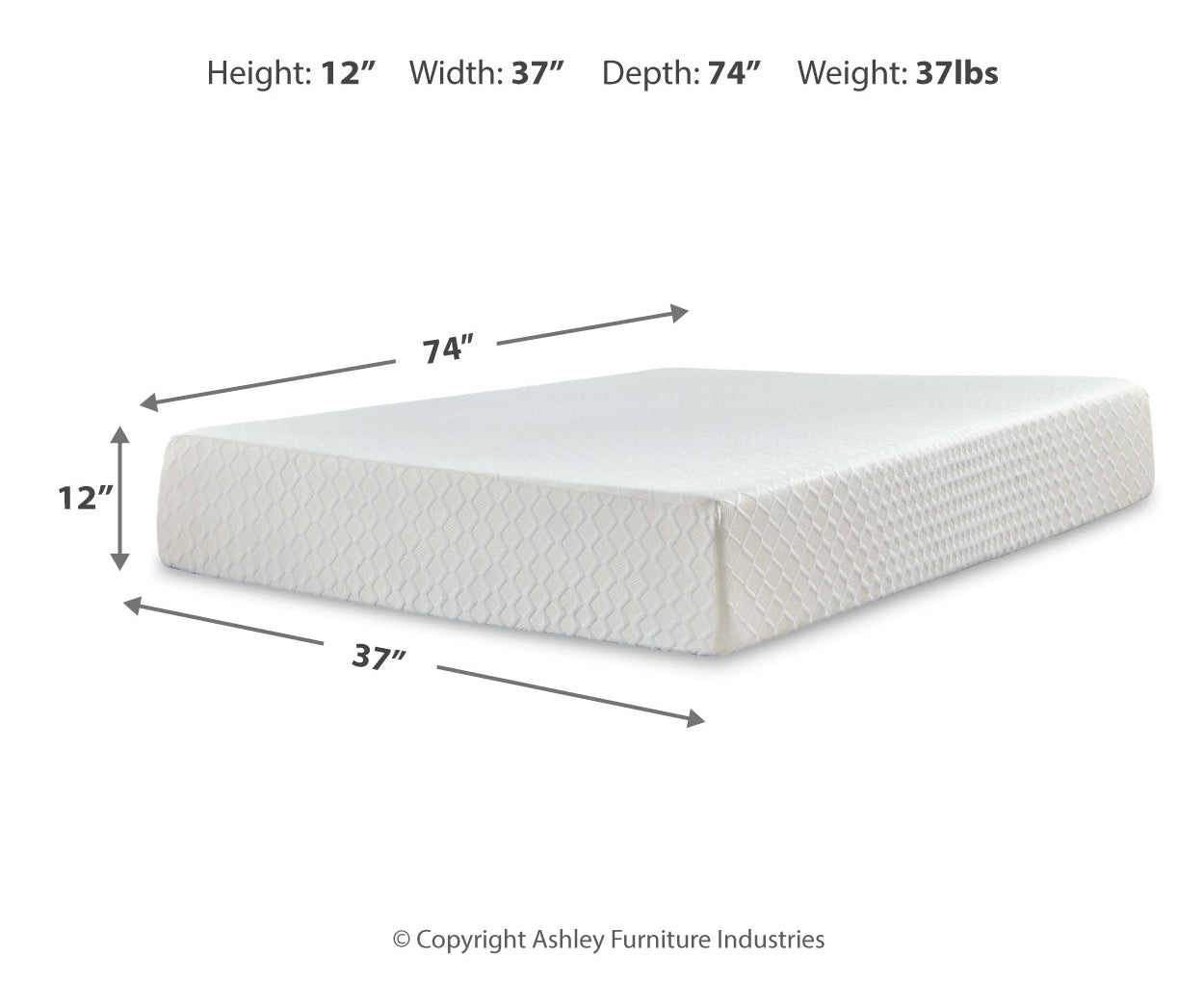 Chime 12 Inch Memory Foam Mattresses