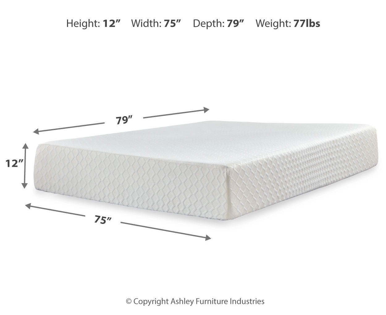Chime 12 Inch Memory Foam Mattresses