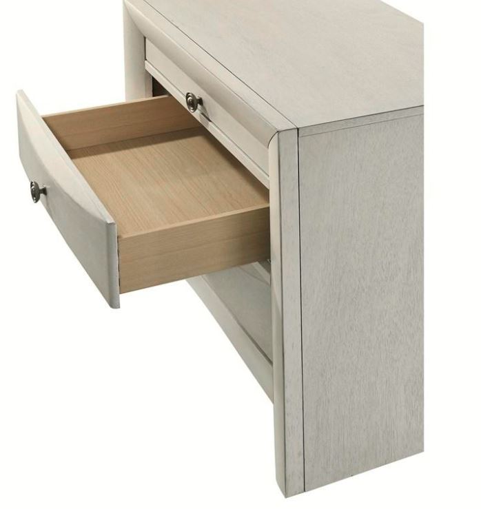 Emily White King Storage Bedroom Set