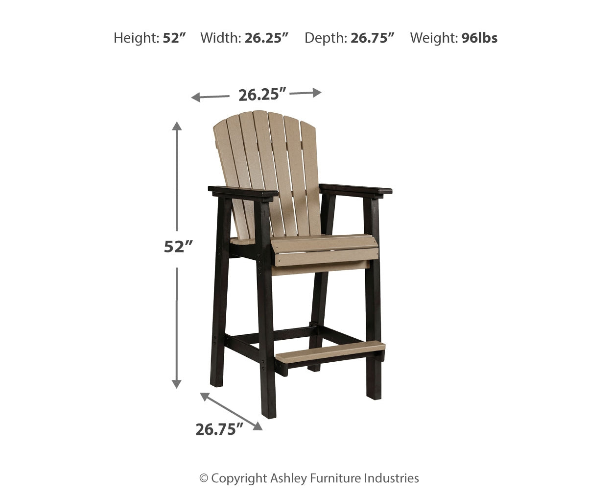 Fairen Outdoor Bar Stool