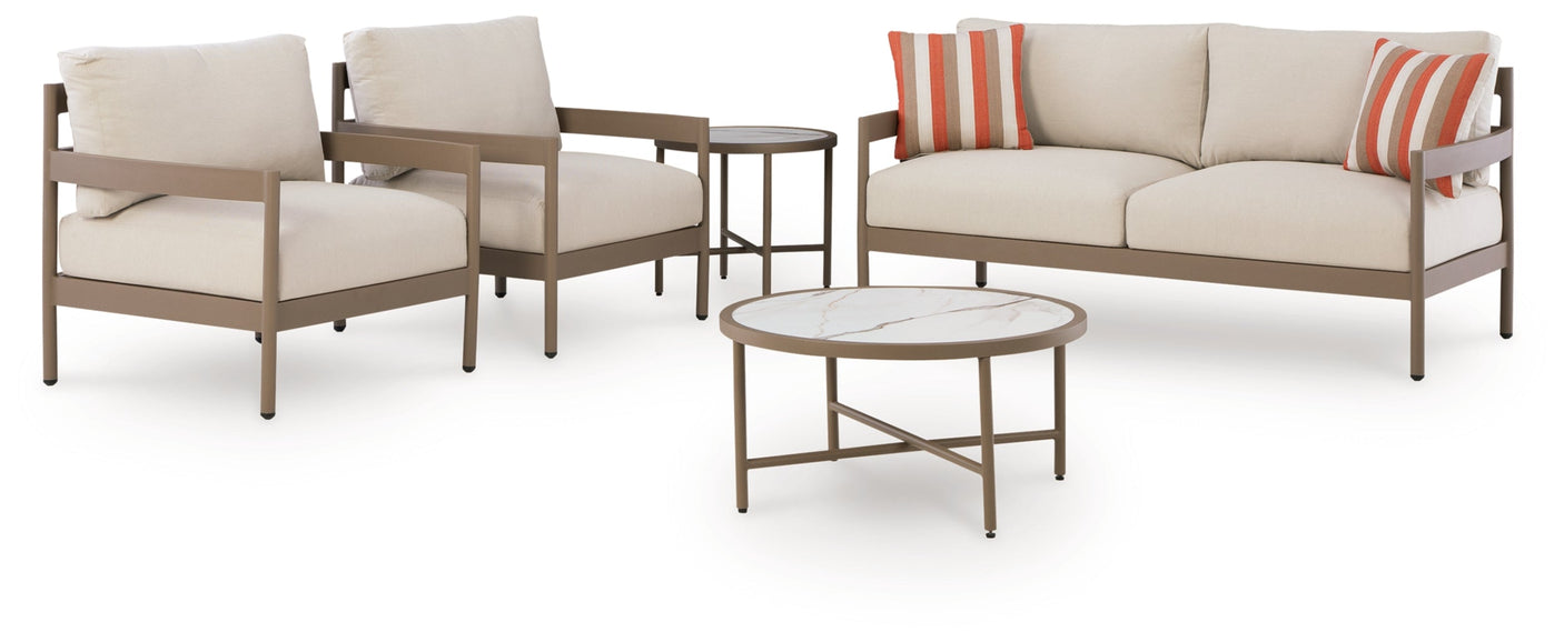 Big Creek Cove Love/Chairs/Tables Set (5/CN)