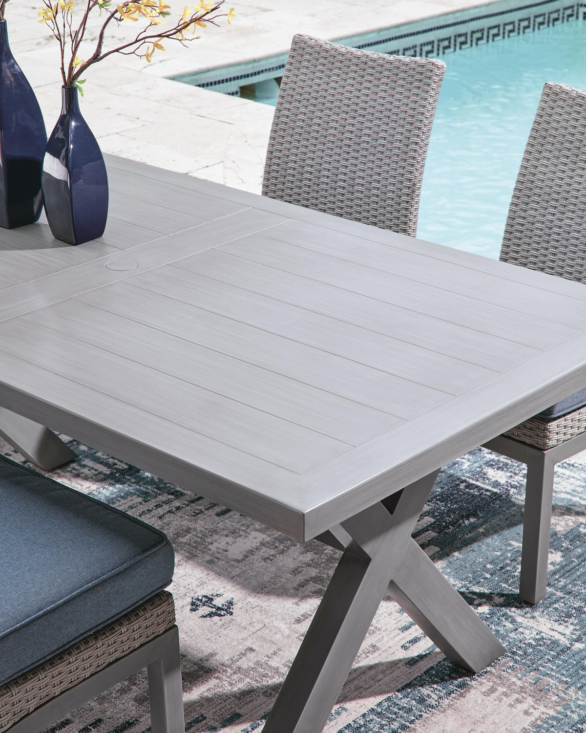 Half Outdoor Dining Table