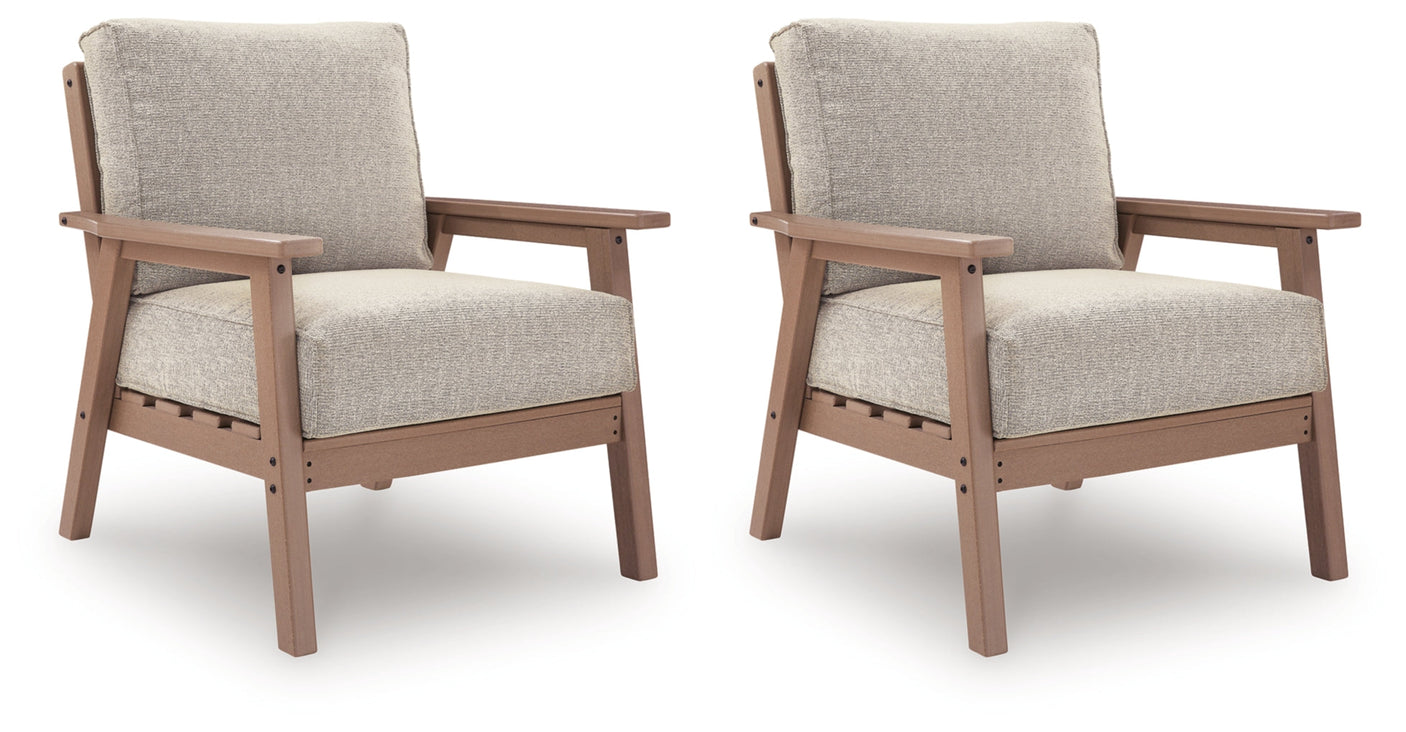 Cliffs Beach Lounge Chair w/Cushion (2/CN)