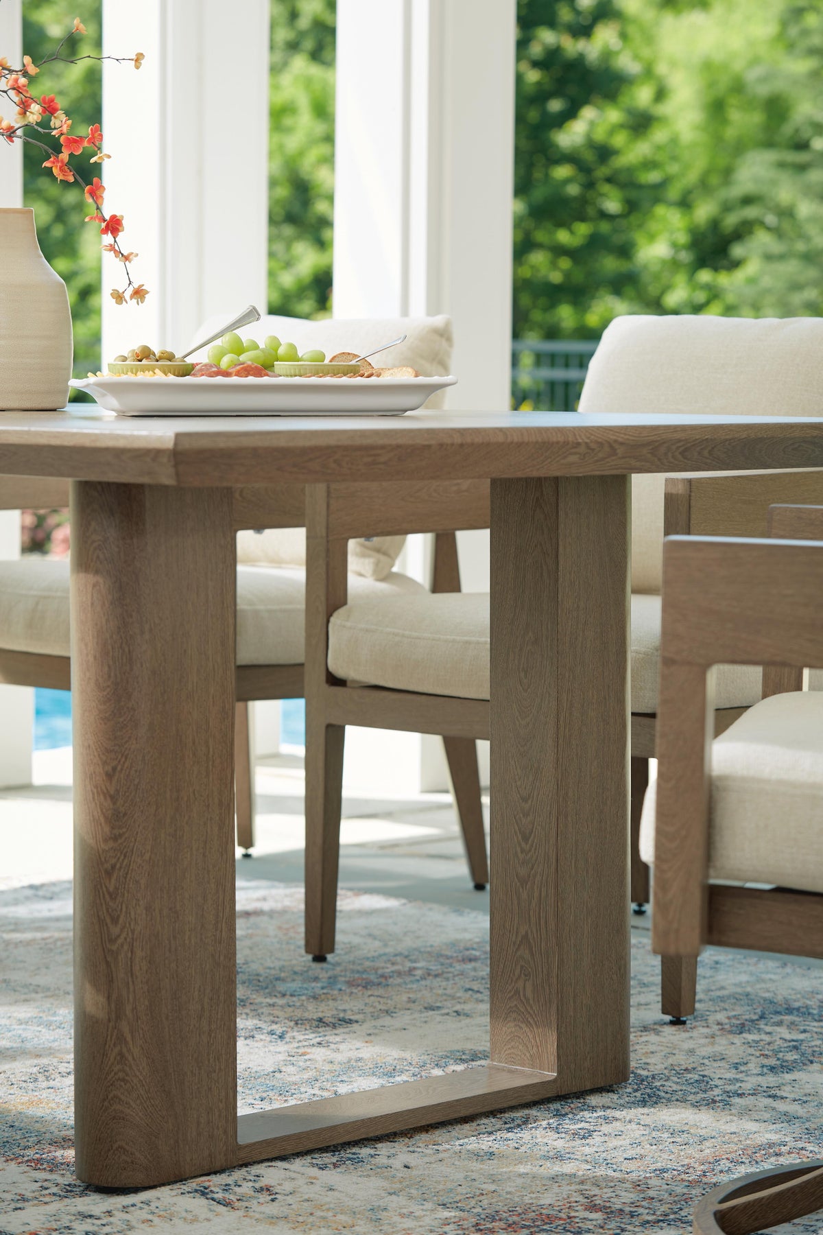 Serene Outdoor Dining Table
