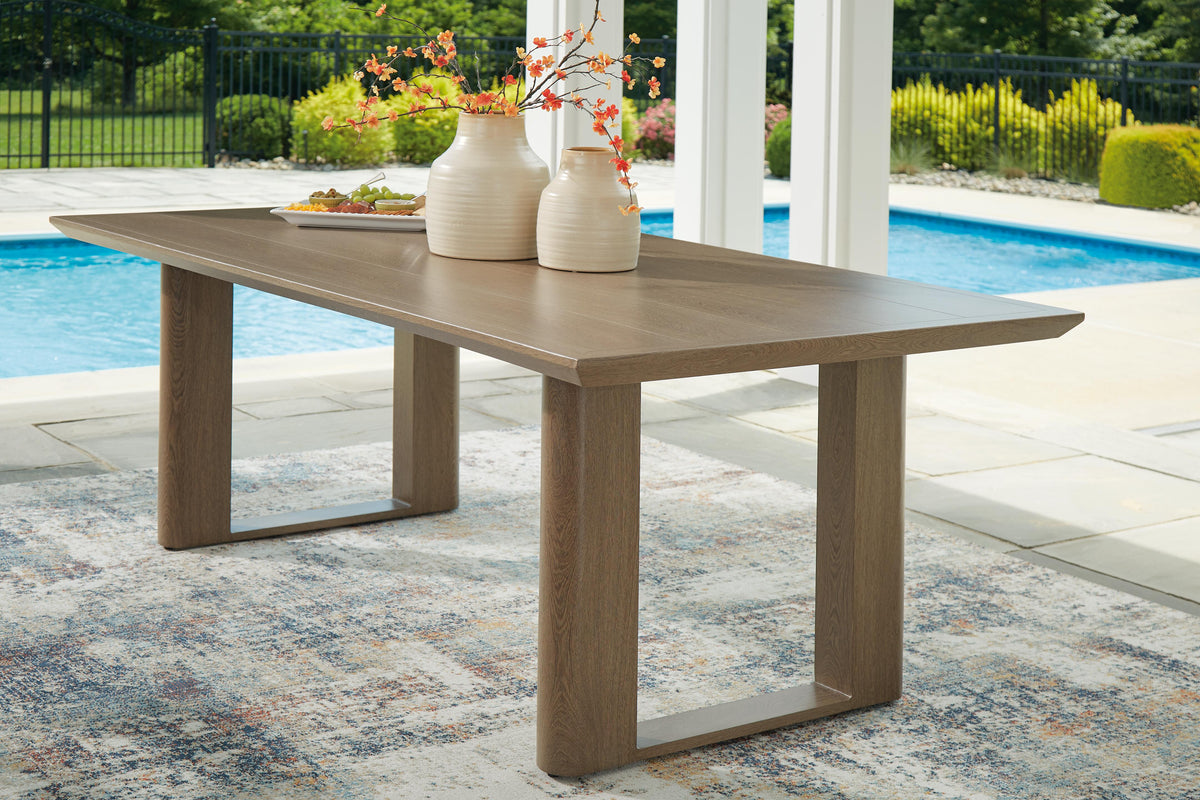Serene Outdoor Dining Table