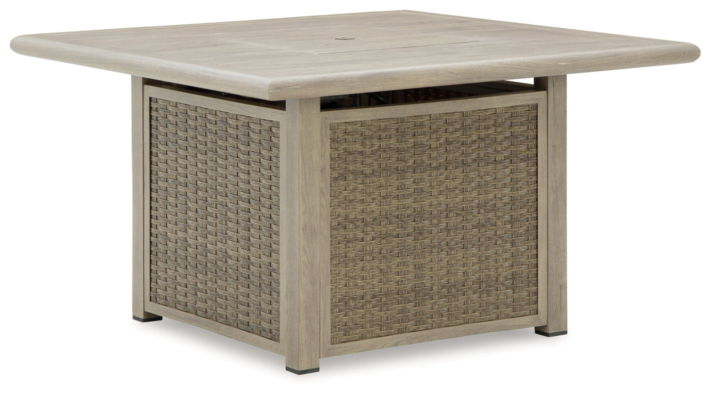 Carisbo Square Fire Pit Table