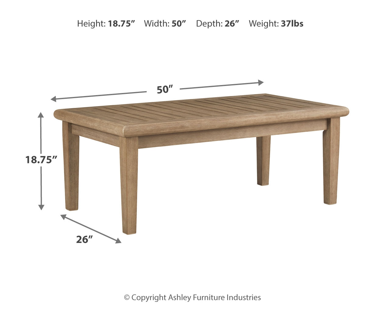 Gerianne Outdoor Coffee Table