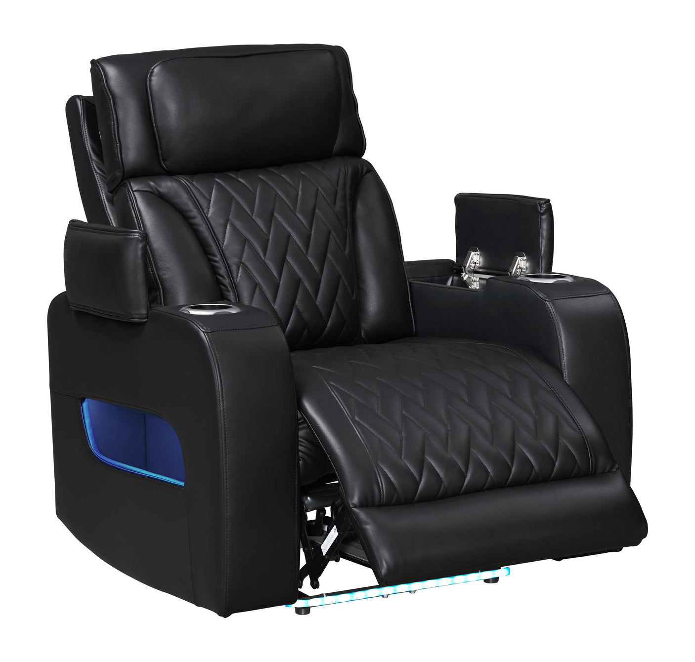 Zen Sofa, Loveseat & FREE Recliner - Black